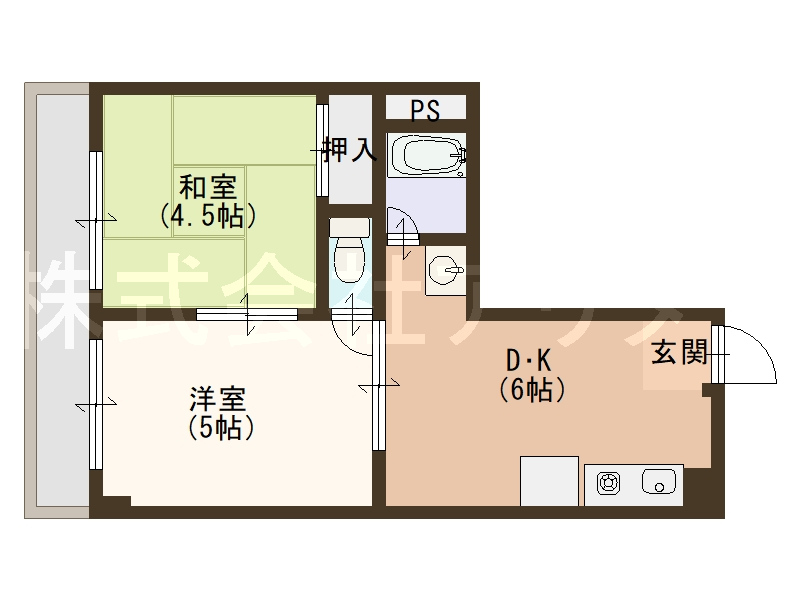 アパートメント堺Ⅱ　403