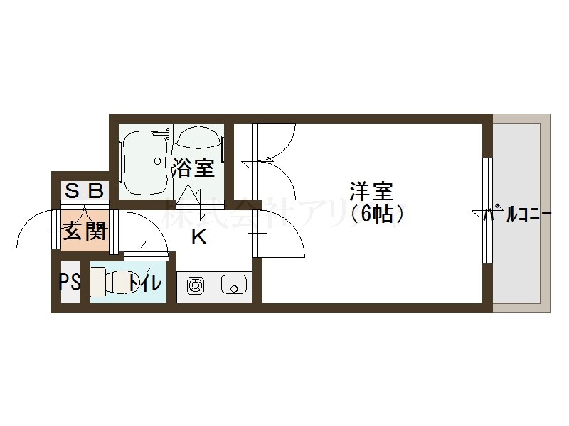 中もずマンション　206