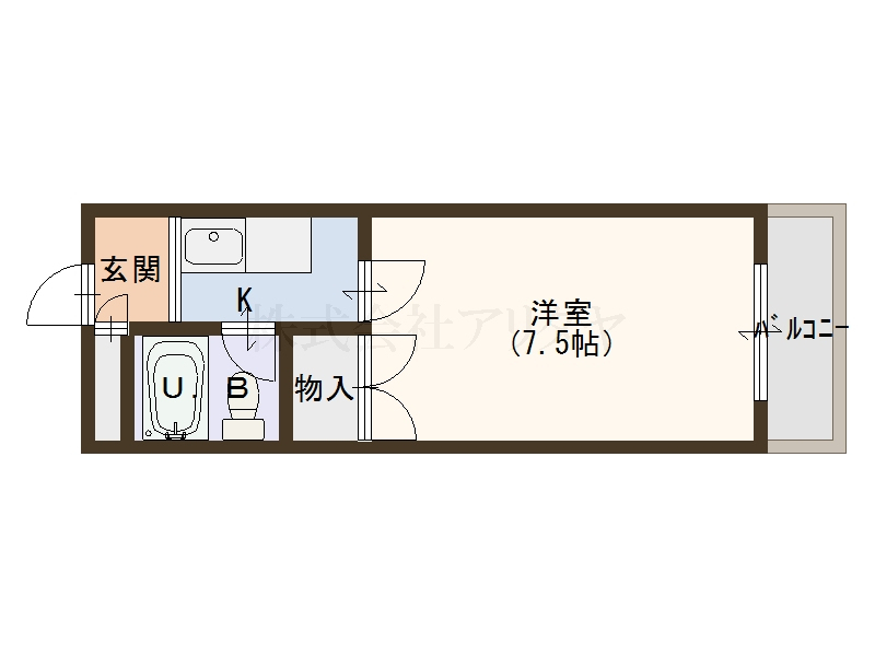 ハイツホーシャ　207