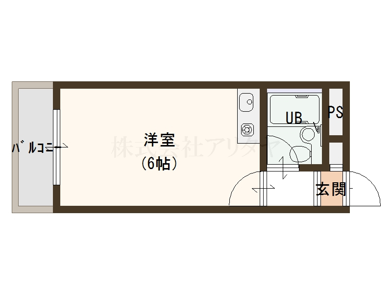 中もずマンション 203