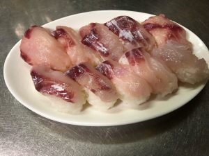 黒鯛握り寿司